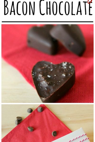 Make these delicious bacon chocolate hearts for a unique Valentine's Day gift! A definite taste sensation!