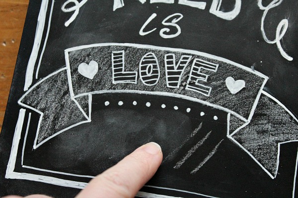 Great tips for creating your own chalkboard art!