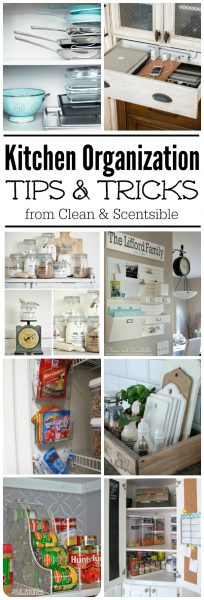 Easy Kitchen Organization Ideas - Clean and Scentsible