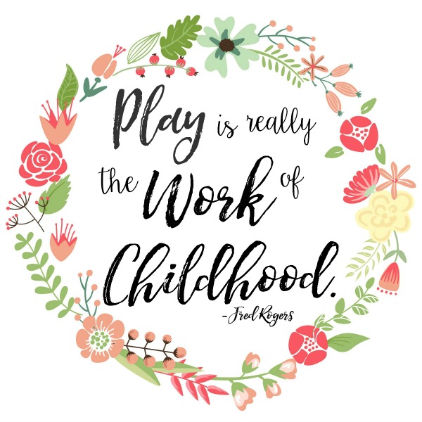 I love this quote! This free printable would be great in a playroom or kids bedroom. Two versions available.