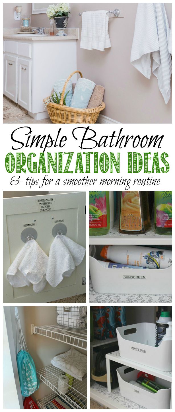 Everything you need to clean and organize the bathroom - cleaning tips, organization ideas, and free printables to keep you on track! Part of The Household Organization Diet.