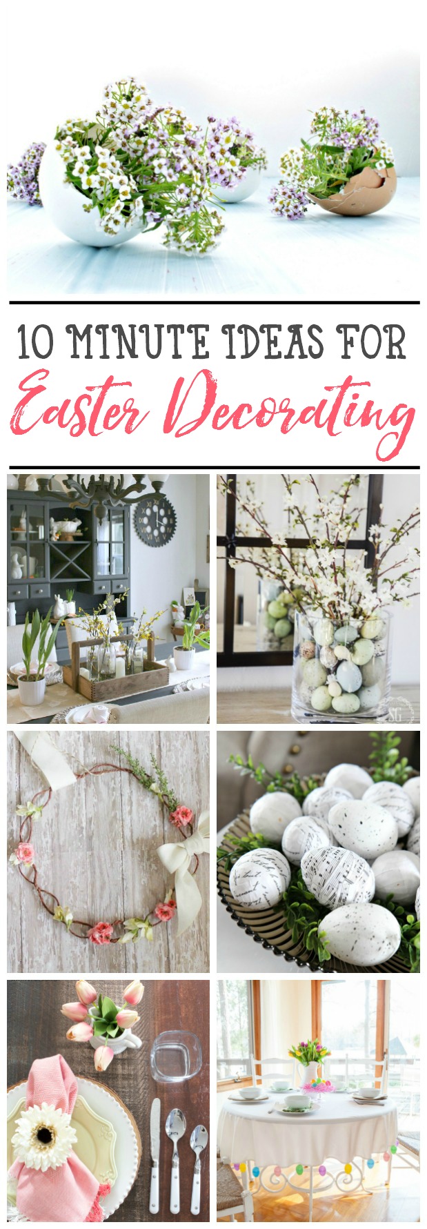 Beautiful Easter decor ideas that can be done in no time!