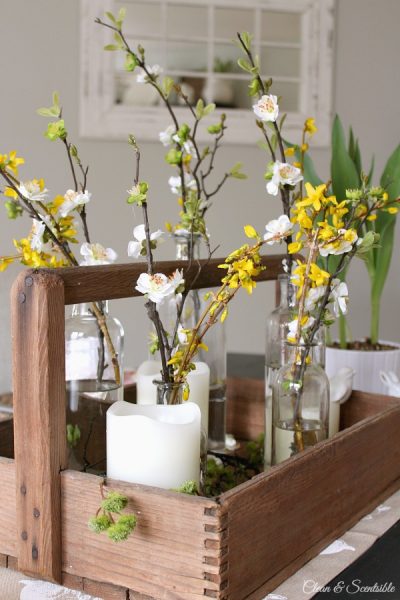 Spring and Easter Tablescape - Clean and Scentsible
