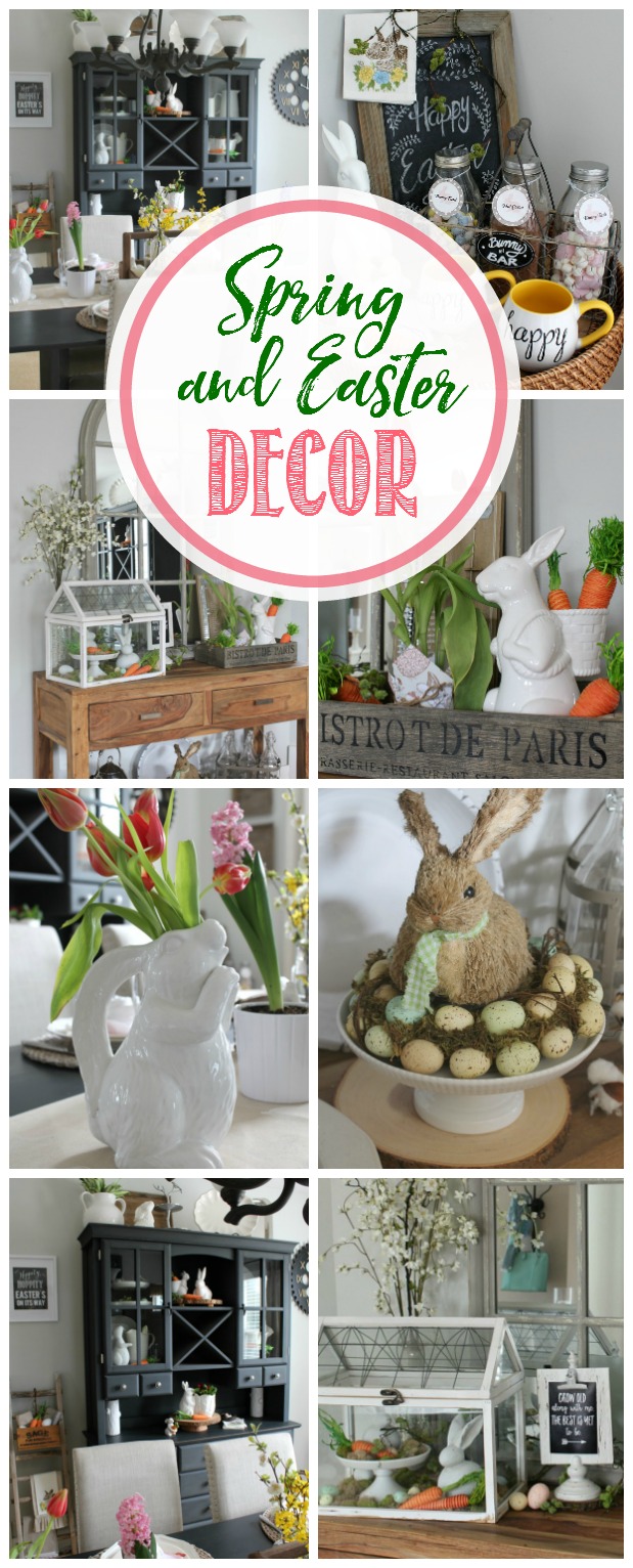 Beautiful Easter decor and spring decorating ideas.