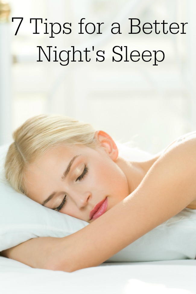 Great tips to get a better night's sleep! I must take the time to do this!
