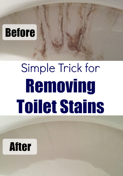 Removing Toilet Stains