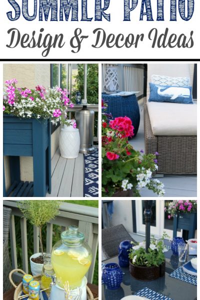 Lots of great ideas to design and decorate your backyard patio for summer!