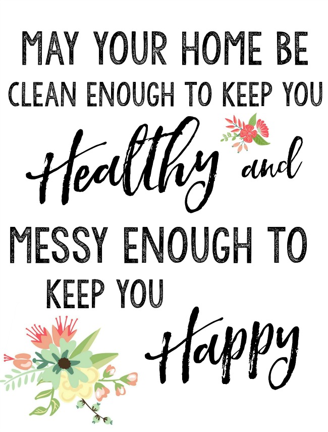 Housewarming Gift Ideas and Free Home Printables - Clean and Scentsible