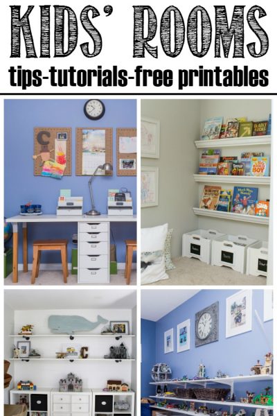 How to get your kids' rooms cleaned and organized. Free printables and lots of tips and tricks included!