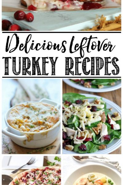 Delicious turkey recipes - perfect for leftover turkey from Thanksgiving or Christmas!