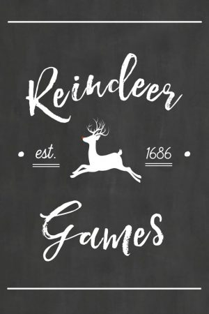 Reindeer Games Free Christmas Printables - Clean and Scentsible