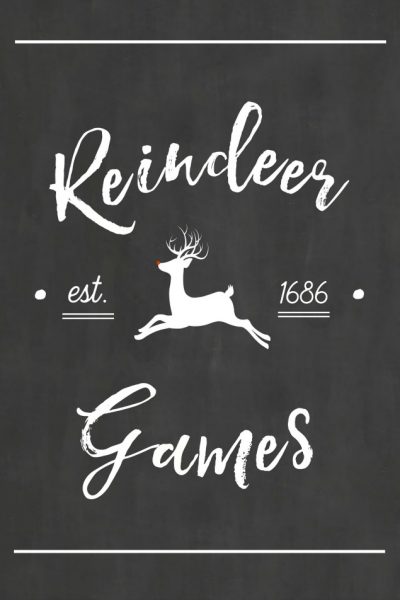 Reindeer Games Free Christmas Printables - Clean and Scentsible