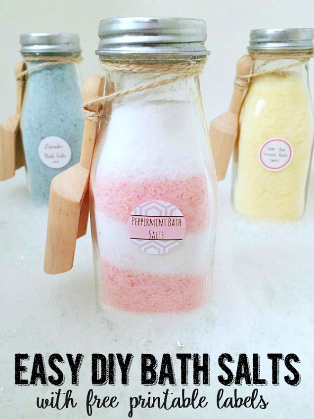 Treat yourself to some relaxation with these easy DIY bath salts.