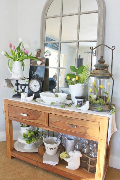 Quick and easy spring decorating ideas.