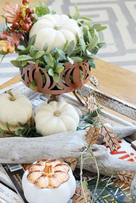 Family Room Fall Decorations - Clean and Scentsible