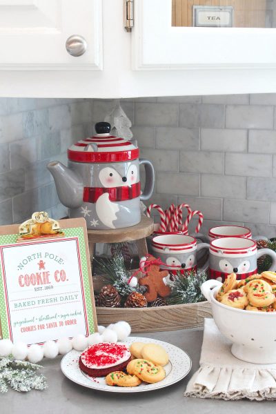 Free North Pole Cookie Co. Christmas Printable - Clean and Scentsible