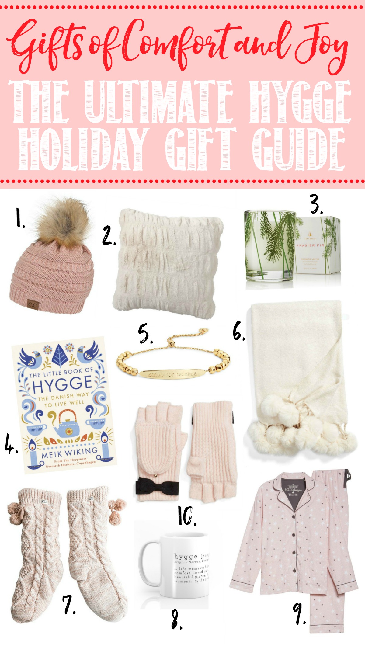 Awesome Christmas gift guides to add some hygge to your winter! I'd love all of these!!
