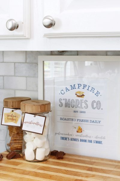 Free S'mores Printables and Labels - Clean and Scentsible