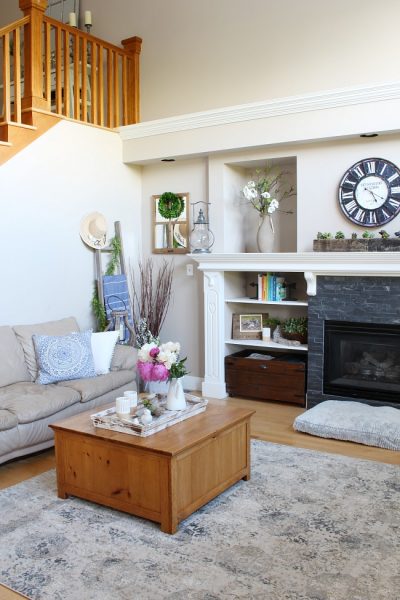 Modern Farmhouse Summer Living Room Decorating Ideas - Clean and Scentsible