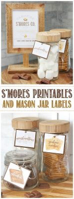 Free S'mores Printables and Labels - Clean and Scentsible