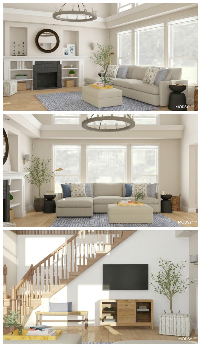 Rustic chic living room design ideas.
