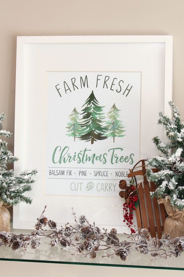 Farm Fresh Christmas Trees Free Christmas Printable - Clean and Scentsible