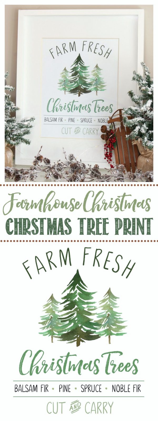 Farm Fresh Christmas Trees Free Christmas Printable - Clean and Scentsible