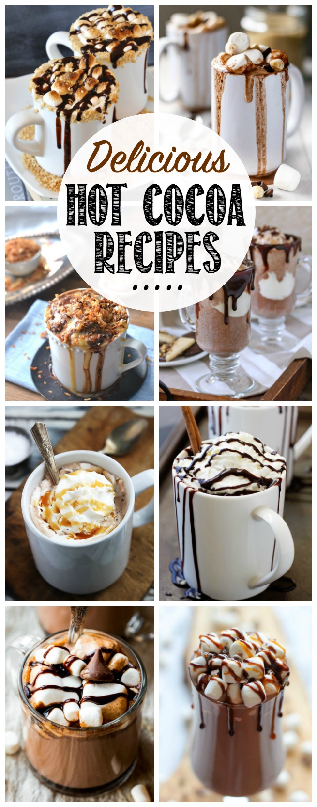 Delicious collection of the best hot chocolate recipes.