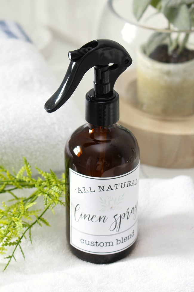 Linen Spray with Free Printable Labels