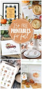 Pumpkin Season Free Fall Printables - Clean and Scentsible