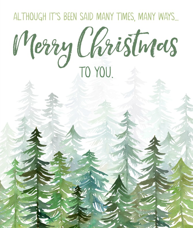 Merry Christmas To You Christmas Printable Clean And Scentsible