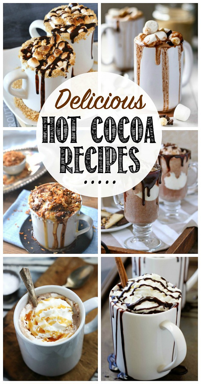 Collection of delicious hot chocolate recipes.