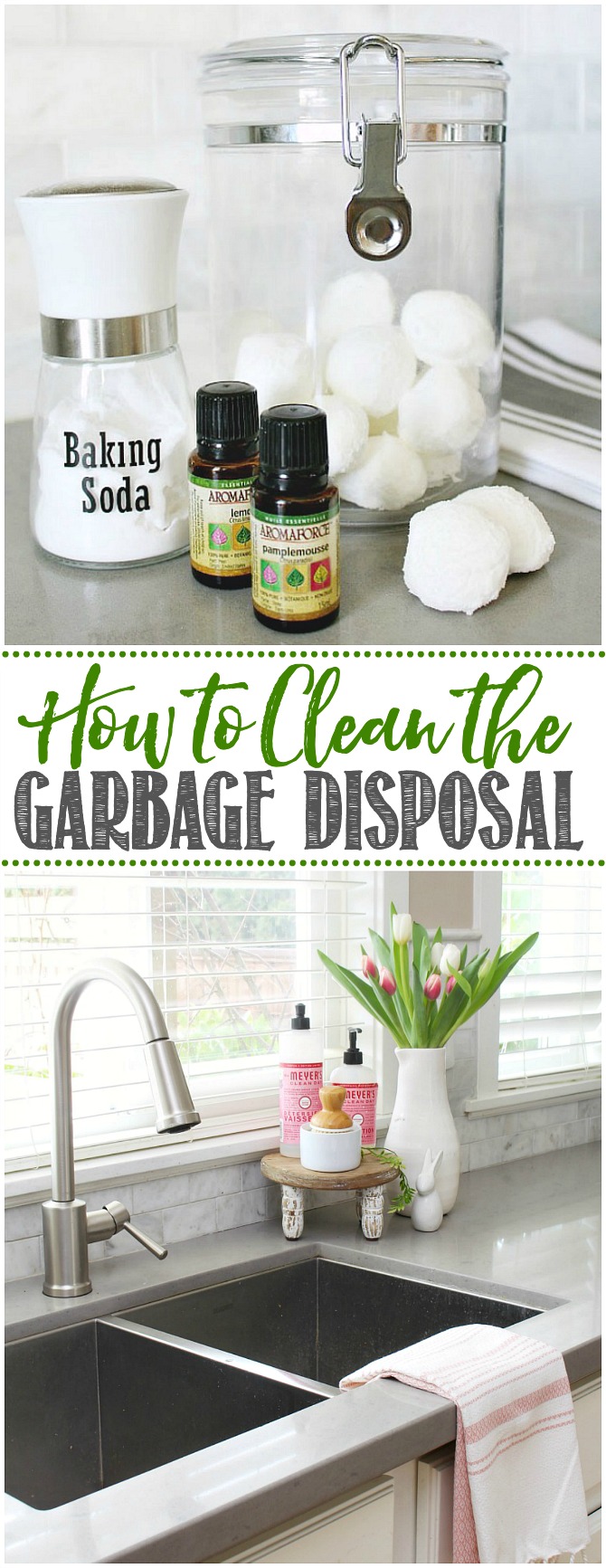 How to Clean the Garbage Disposal {All Natural} Clean