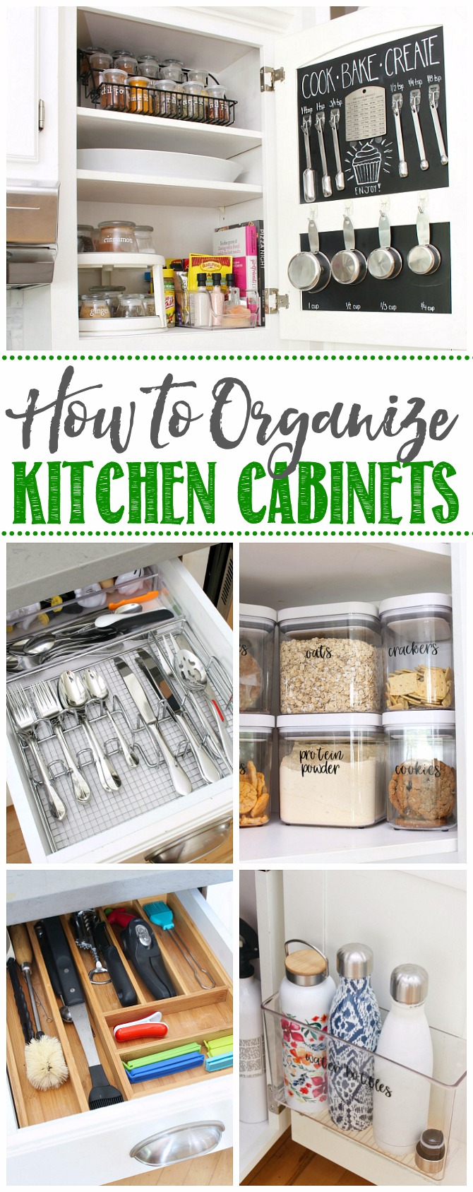 How To Organize Kitchen Cabinets, Lower Kitchen Cabinet Organization Ideas