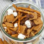 S'more trail mix in a Weck jar.