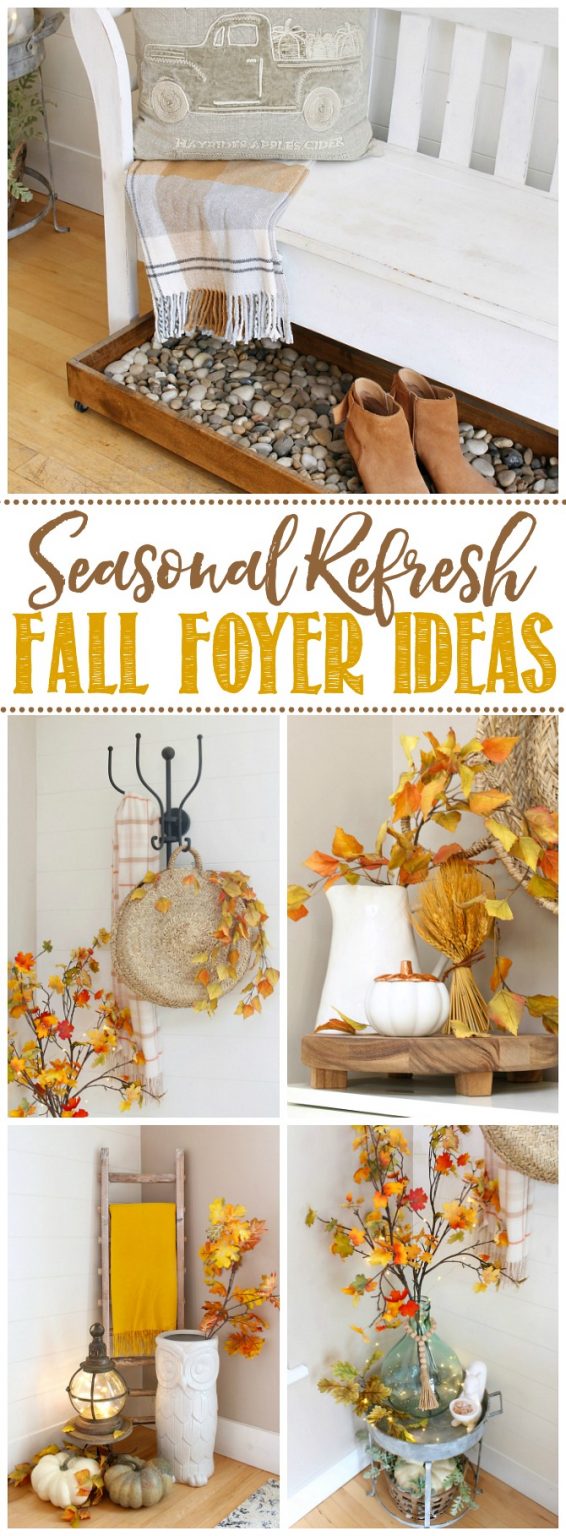 Fall Foyer Ideas - Clean and Scentsible