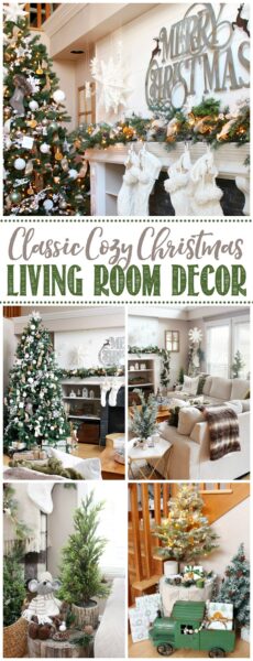 Cozy Christmas Living Room Decor - Clean and Scentsible