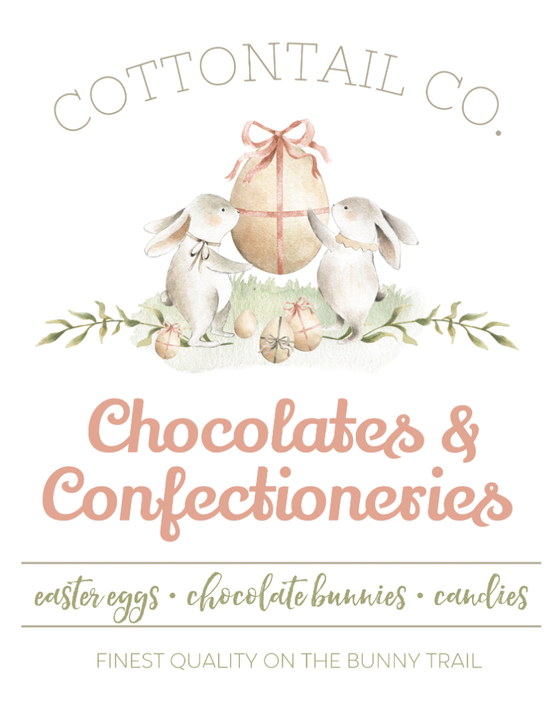 Cottontail Co. Chocolates and Confectioneries free Easter printable.
