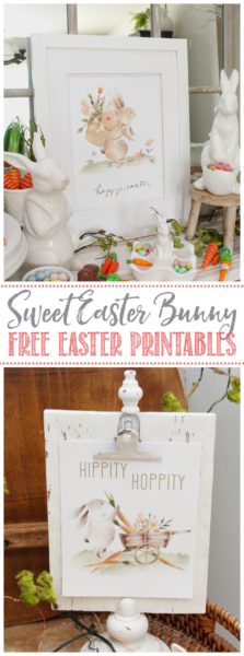 Free Easter Bunny Printables - Clean and Scentsible