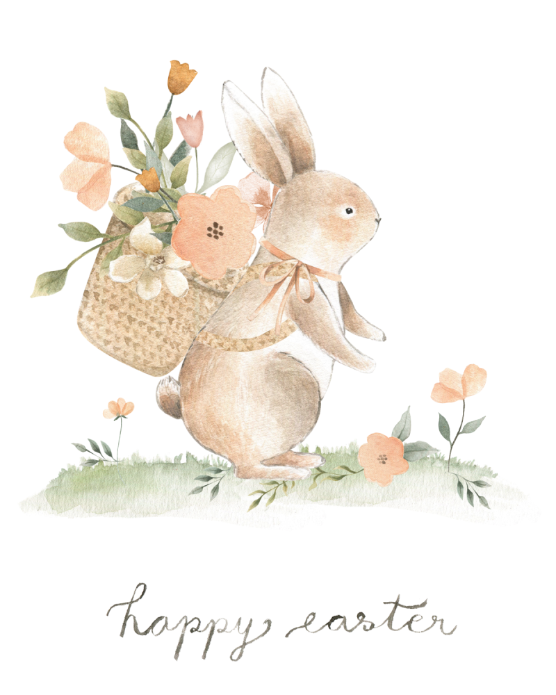 Free Easter Bunny Printables - Clean and Scentsible