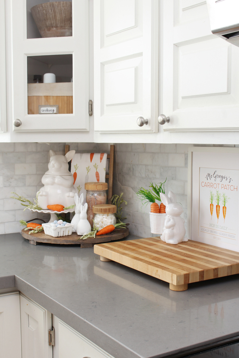 Simple Spring Kitchen Decor   Clean and Scentsible