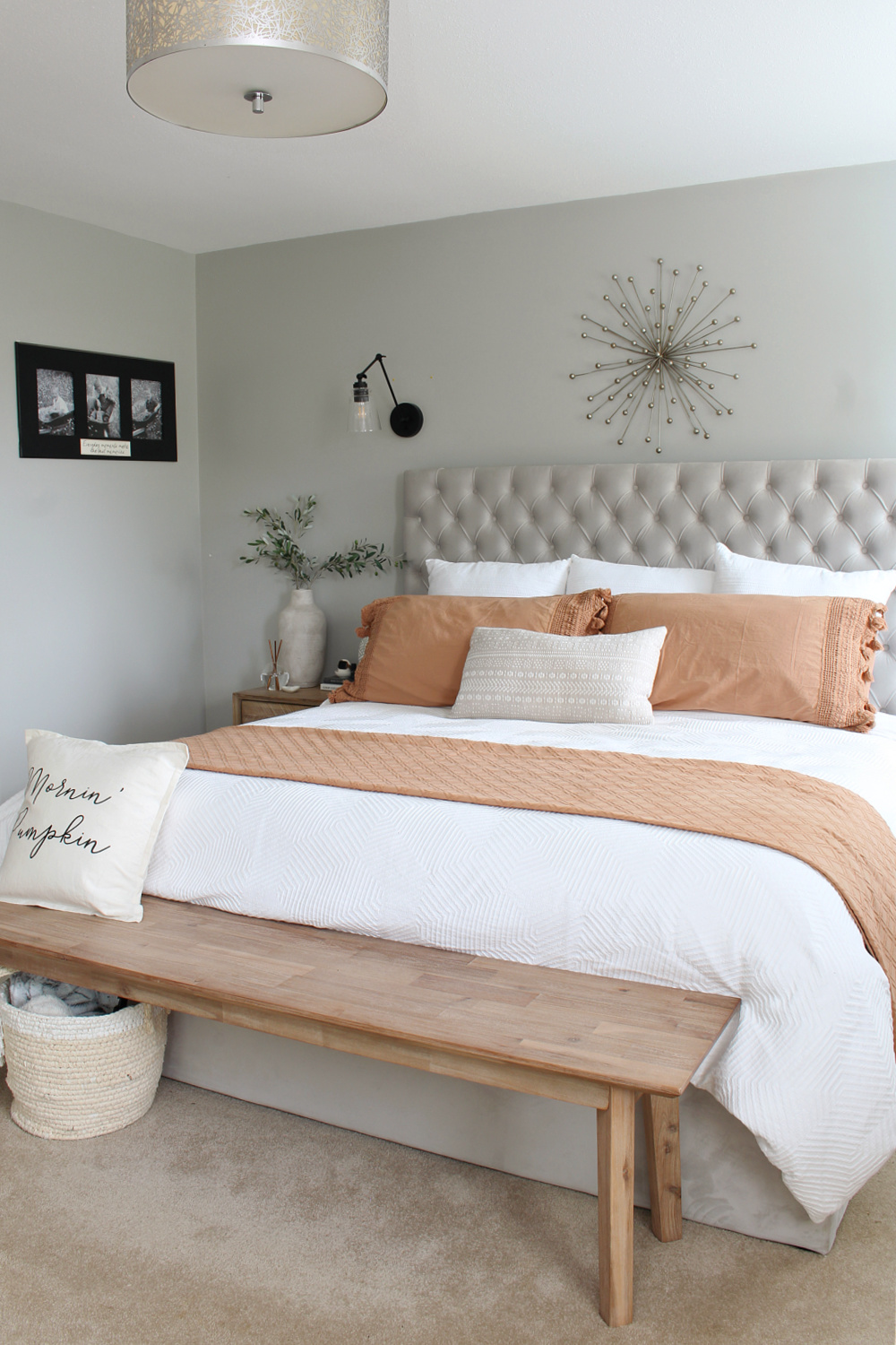 Cozy Fall Bedroom Decor   Clean and Scentsible
