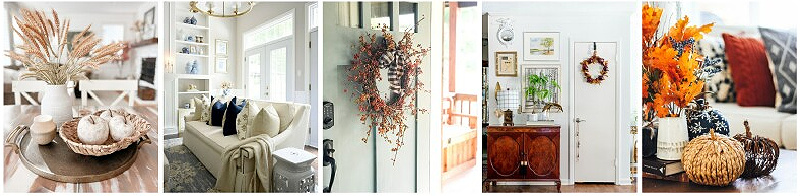 Collection of autumn decoration ideas.