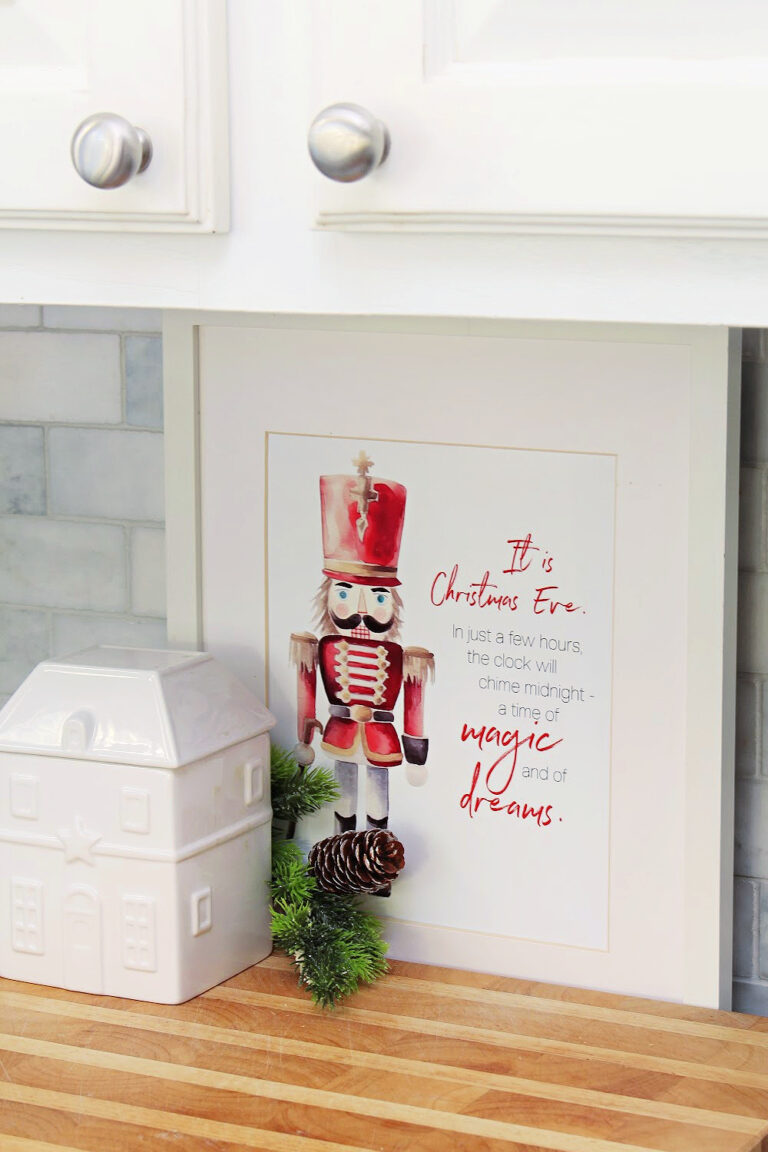 Free Nutcracker Christmas Printables - Clean and Scentsible