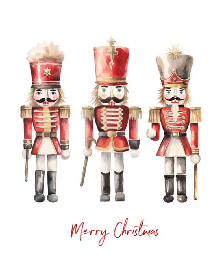 Free Nutcracker Christmas Printables - Clean and Scentsible